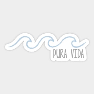 Pura Vida Wave Sticker